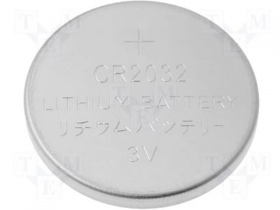 Батерия BAT-CR2032/GMB Батерия литиева CR2032 бутонна 3V O20x3,2mm 210mAh